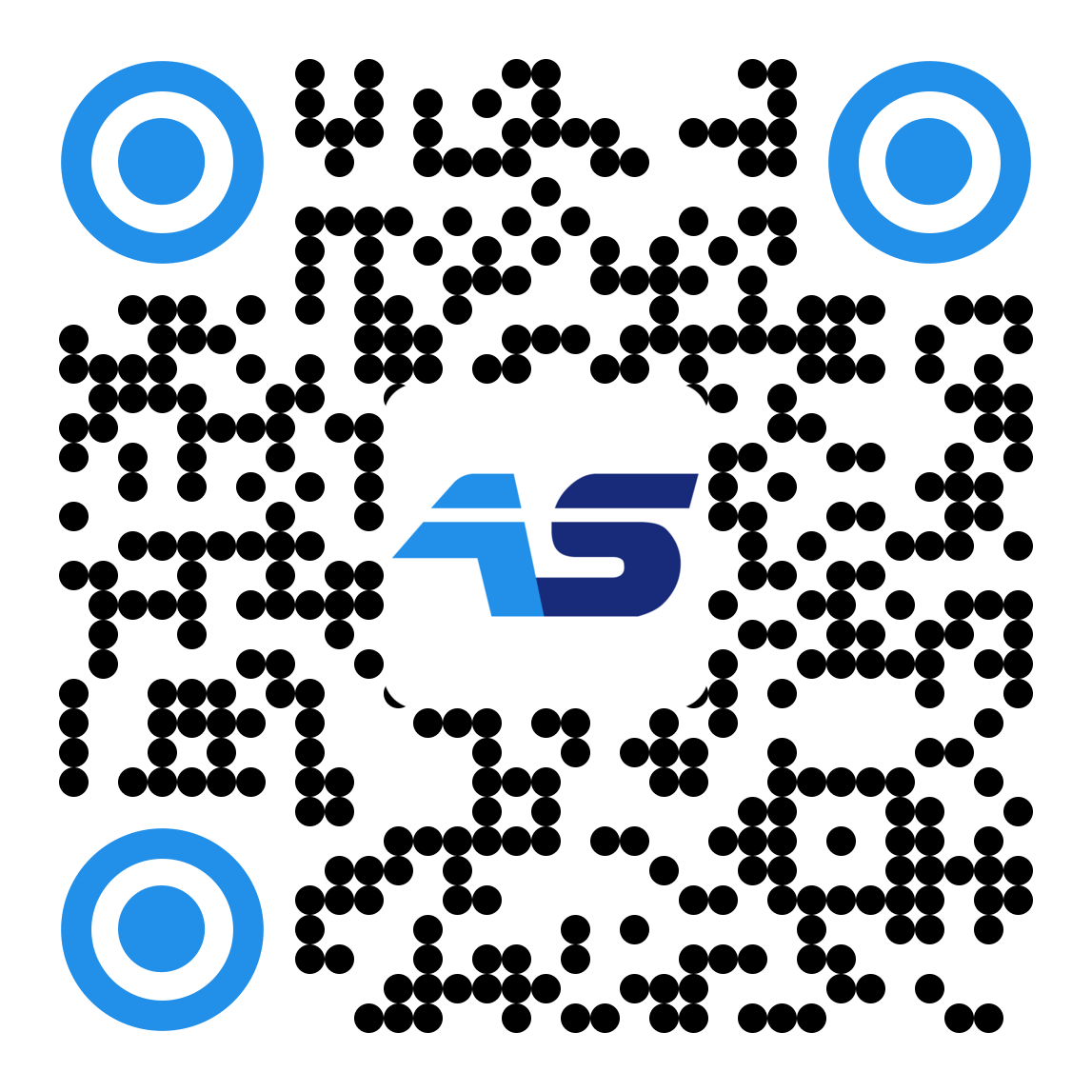 QR code to be scanned for Autosplash app